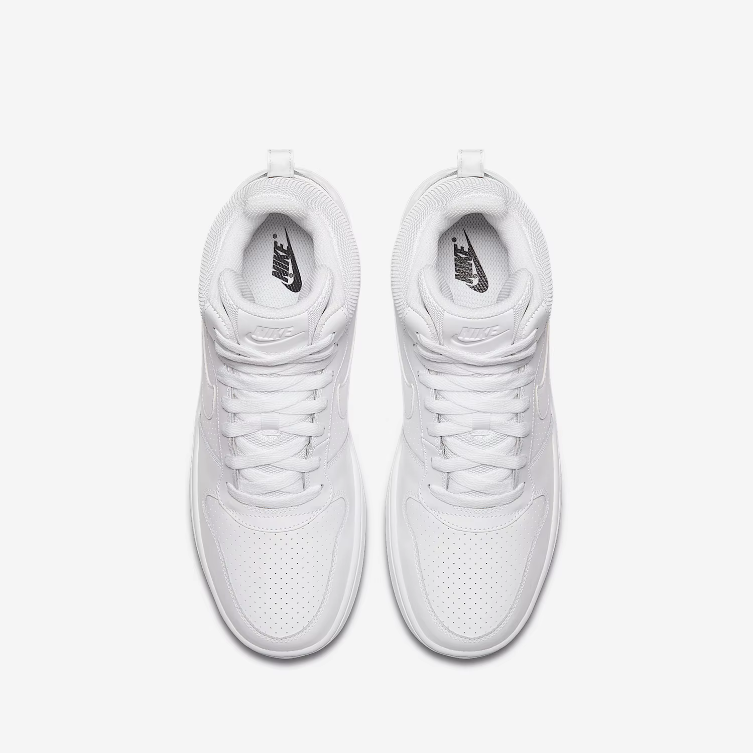 Nike véritable COURT BOROUGH MID hommes pur blanc haut baskets décontractées 838938-111
