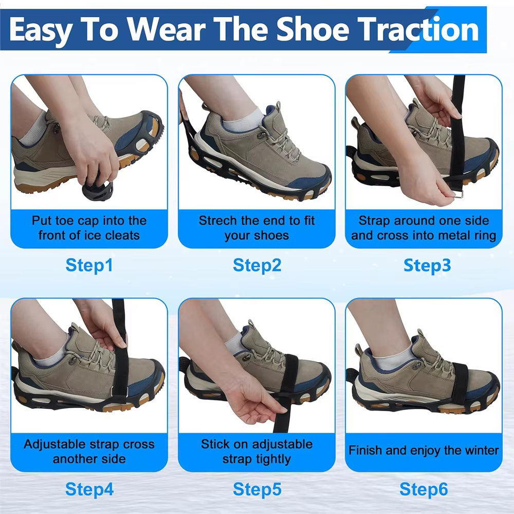 Ice Aleats-Chaussures coordonnantes sans pointes