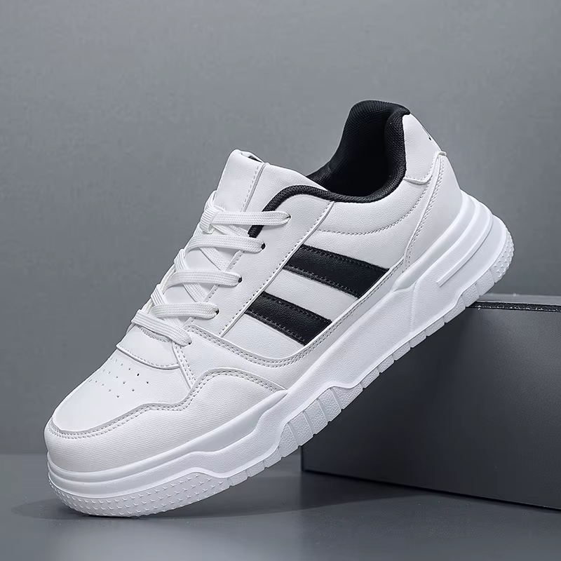 Baskets en cuir pour hommes