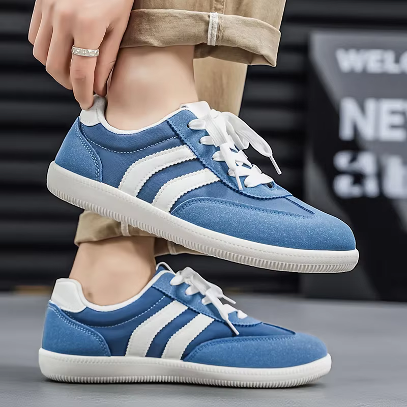Baskets décontractées bleues tendance pour hommes