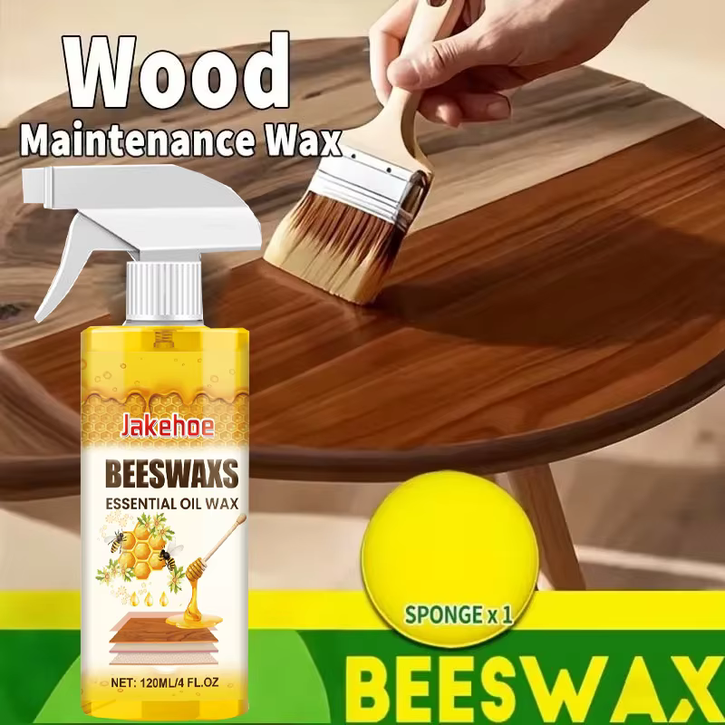 Cire d'entretien pour bois, polissage et assaisonnement pour meubles en bois massif, cire d'abeille imperméable pour l'entretien et la maintenance des meubles
