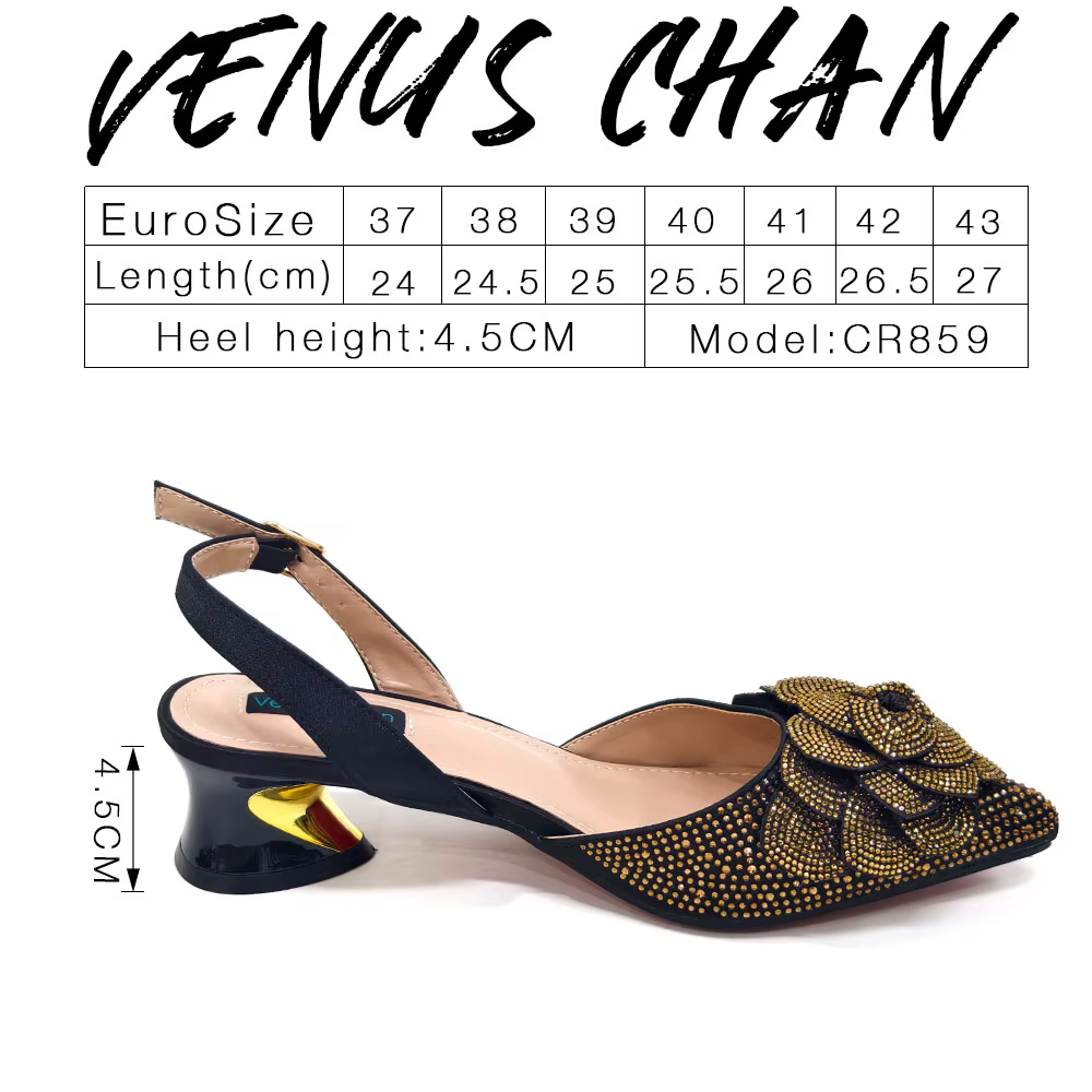 Ensemble de chaussures et sacs Venus Chan pour femmes