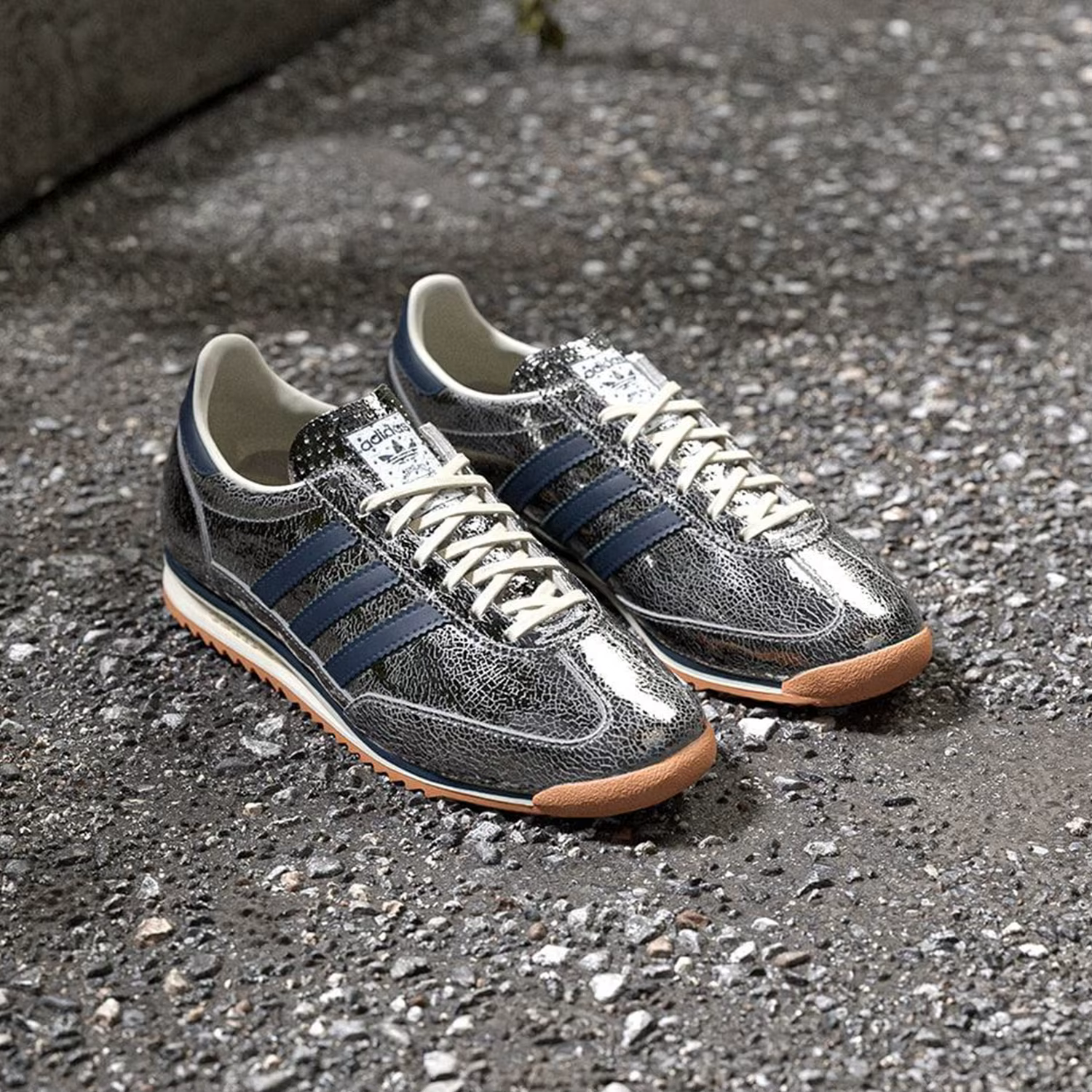 Adidas officiel authentique trois rayures femmes classique rétro chaussures de ville JH8654
