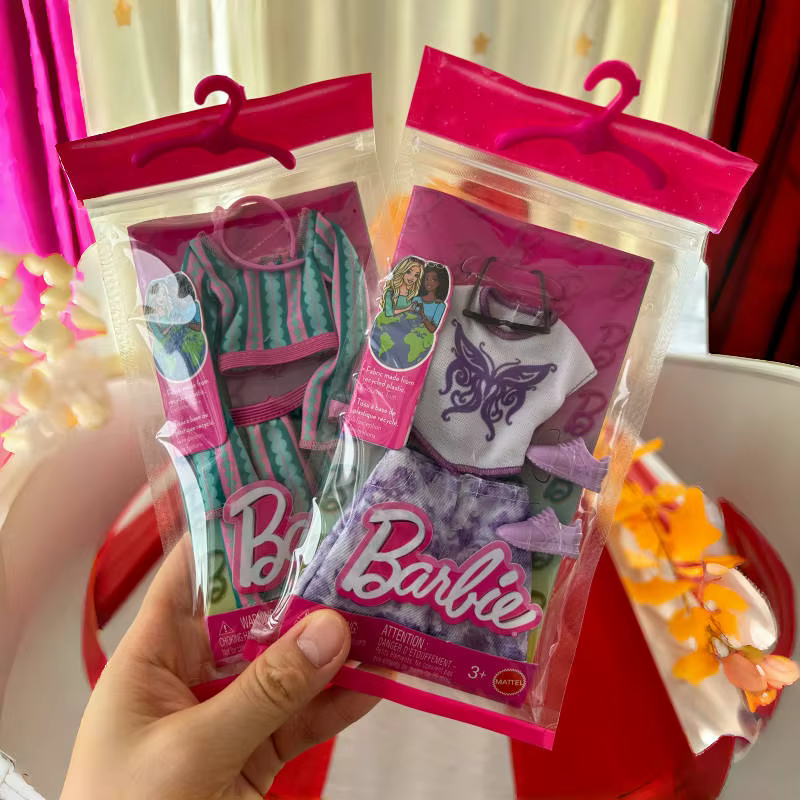 Pour Barbie garde-robe vêtements poupée vacances mode robes sacs chaussures accessoires ensembles à langer fille princesse habiller jouets cadeaux