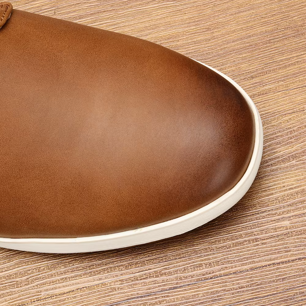 Baskets en cuir confortables et à la mode pour hommes