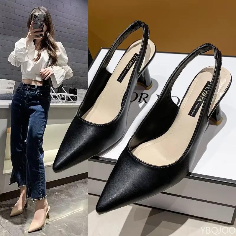 Nouvelles Chaussures à Talons Hauts Pointus pour Femmes