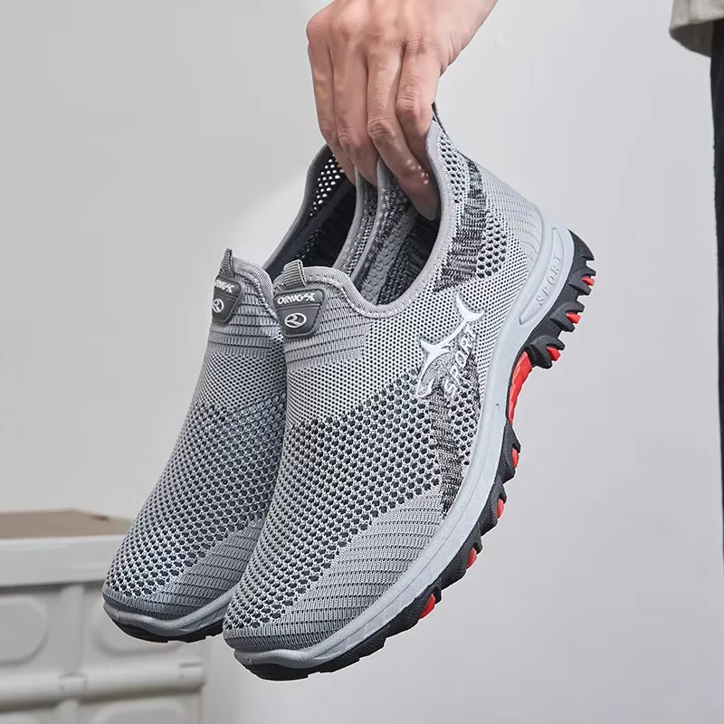 2025 chaussures de randonnée respirantes hommes Air Mesh espadrilles décontractées pour l'extérieur