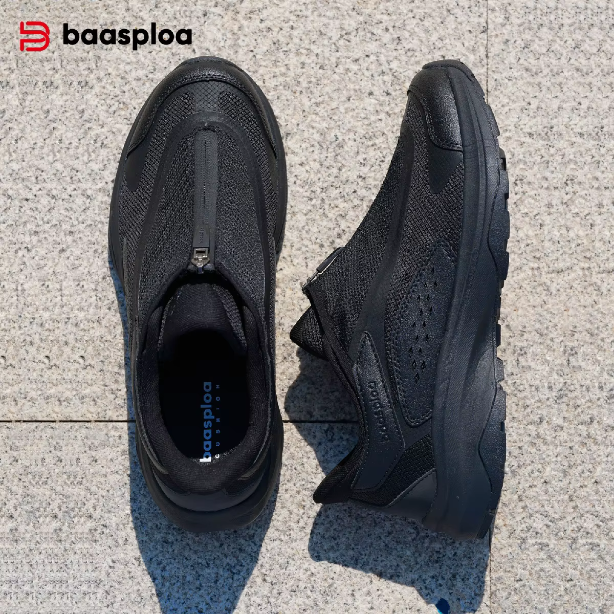 Baasploa hommes chaussures de randonnée maille respirant extérieur baskets tout nouveau confort Trail