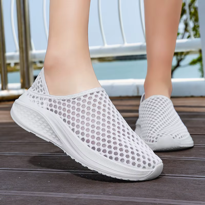 Femmes chaussures mocassins marche légère respirant été