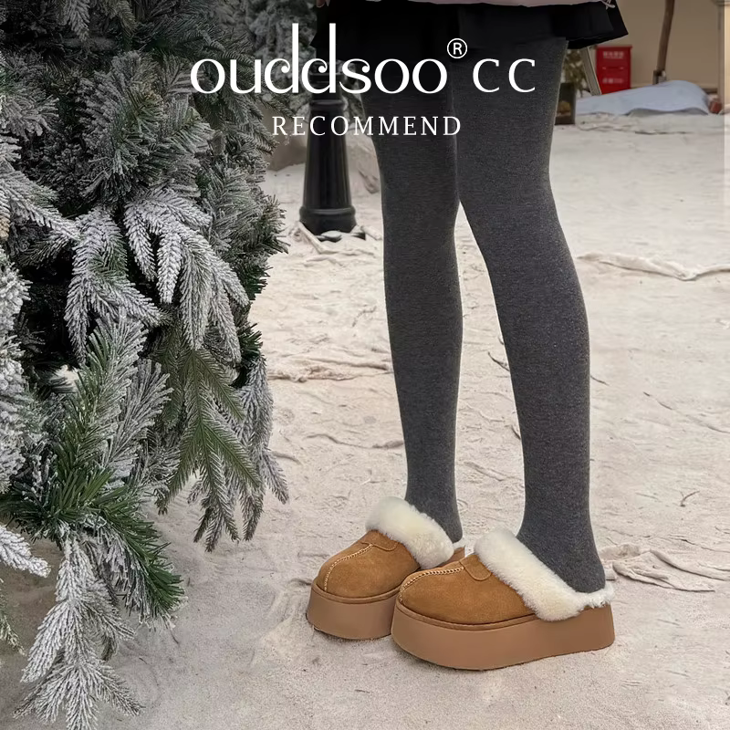 Ods luxe concepteur chaussons pour femmes hiver en peluche chaussures chaudes unisexe intérieur extérieur tongs