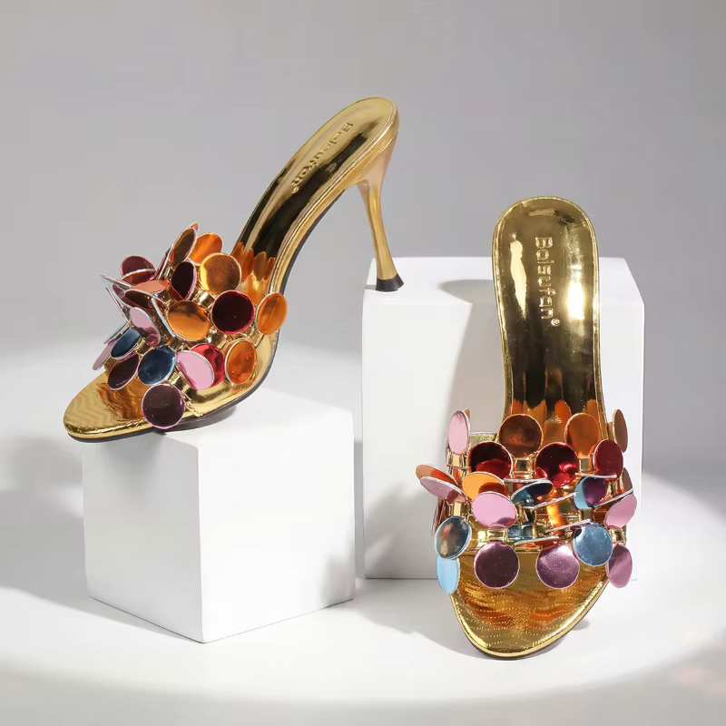Sandales pour femmes 2026 – Nouveauté estivale personnalisée – Talons élégants et polyvalents pour banquets – Confortables et légères