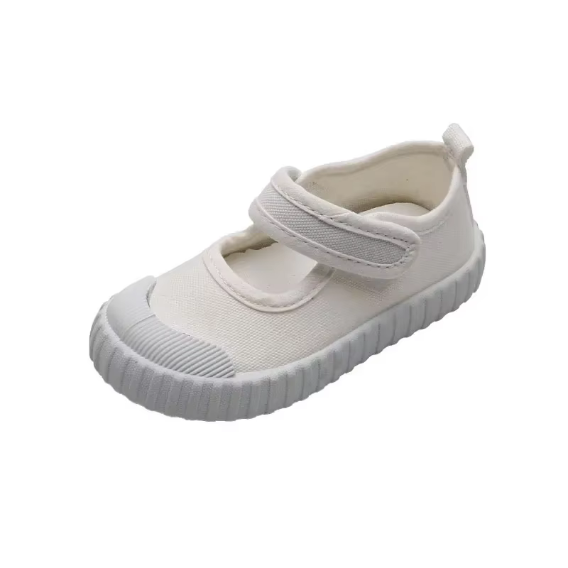 Chaussures en toile pour filles 2025 printemps nouvelles