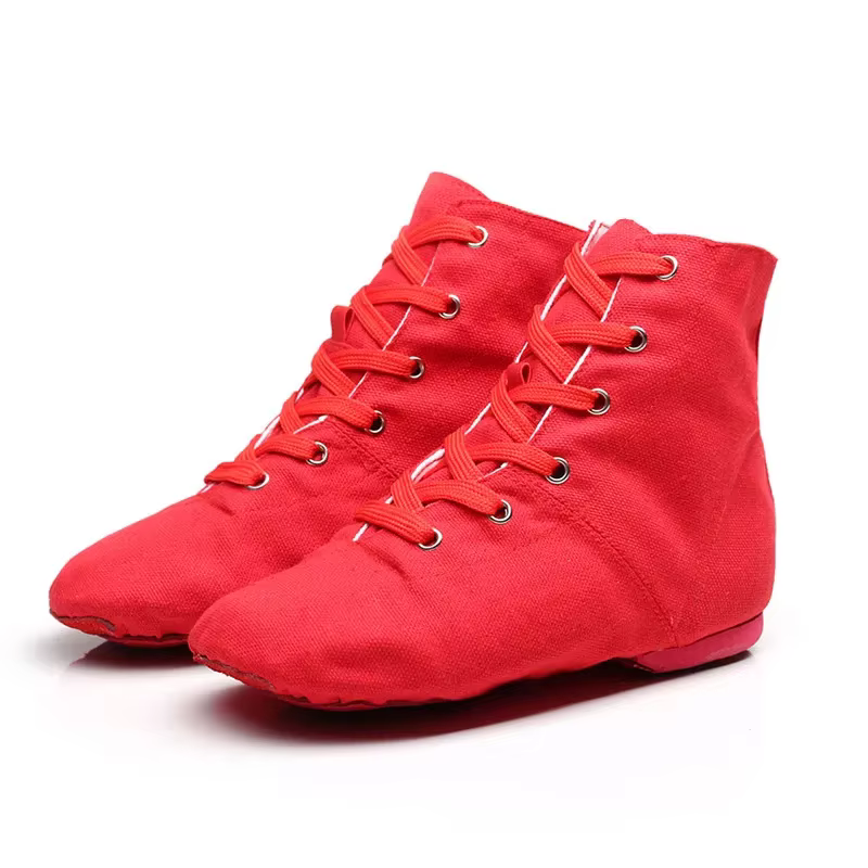 Chaussures de danse jazz en toile pour hommes et femmes