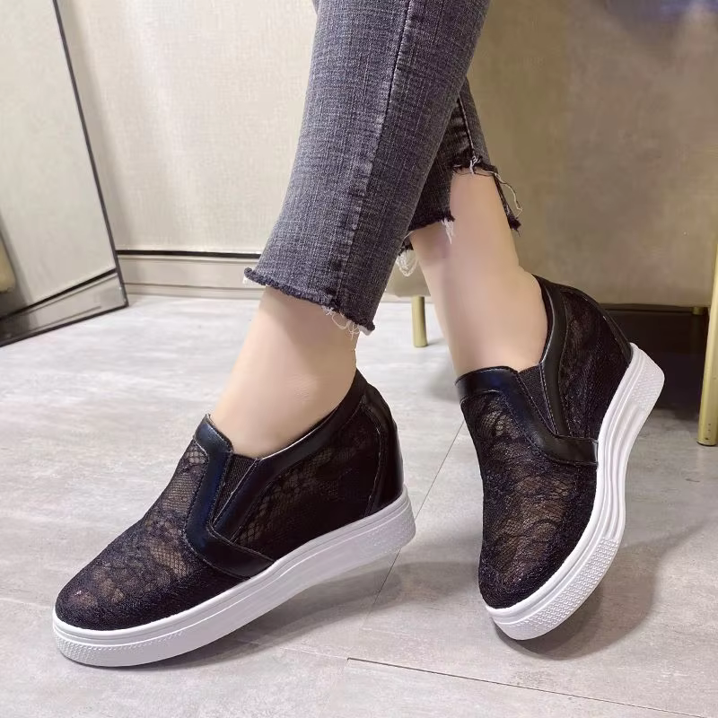 Nouvelles Baskets compensées à plateforme pour femme