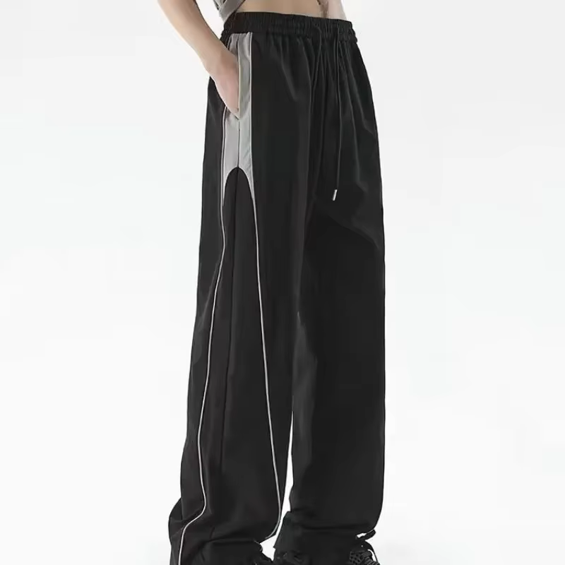 Pantalon pour hommes tendance pantalons décontractés homme Long Polyester vente Xxxl classique haute qualité Vintage mode 2025 grande taille Style coréen