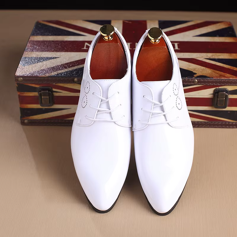 Hommes mode classique fête de mariage Derby chaussures