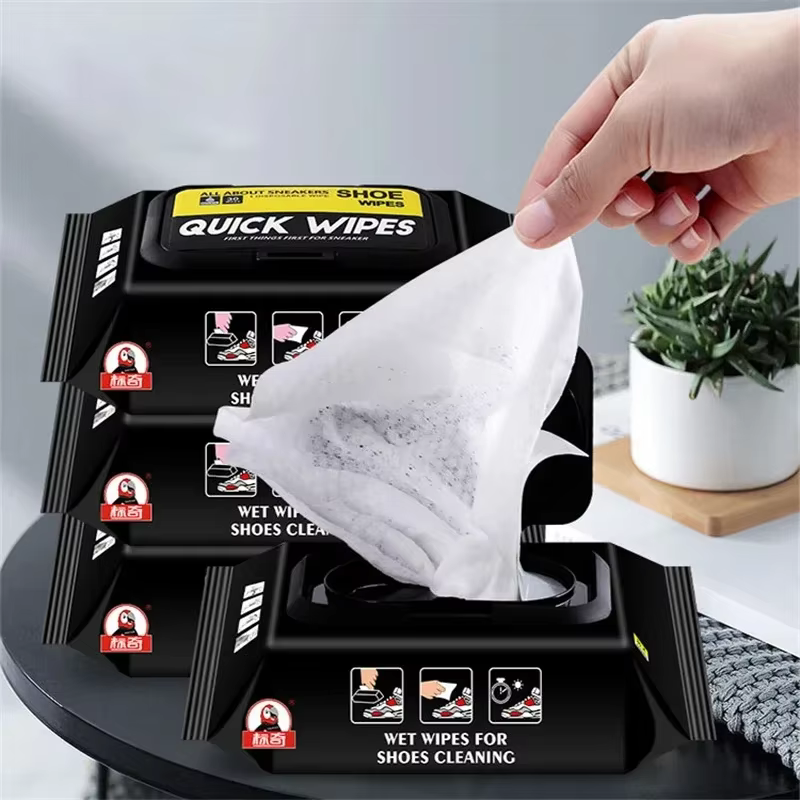 12-80 pièces chaussure Sneaker nettoyant lingettes rapides chaussures jetables