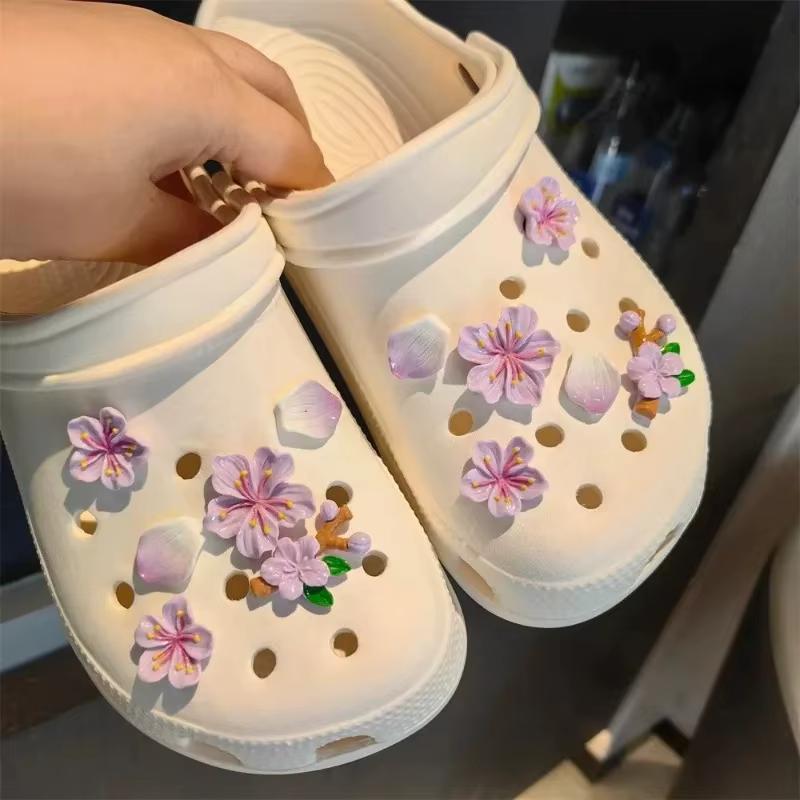 Ensemble de fleurs de cerisier 3D