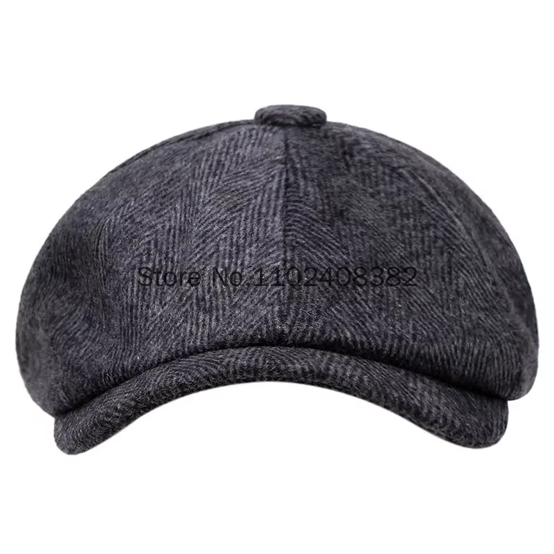 Peaky Blinders Gangster laine chapeau octogonal hommes rasoir fête béret britannique rétro peintre chapeau 1920s grand Gatsby accessoires