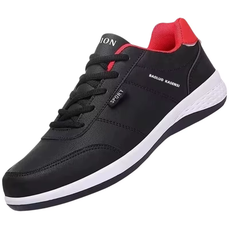 Chaussures de sport pour hommes en cuir épais