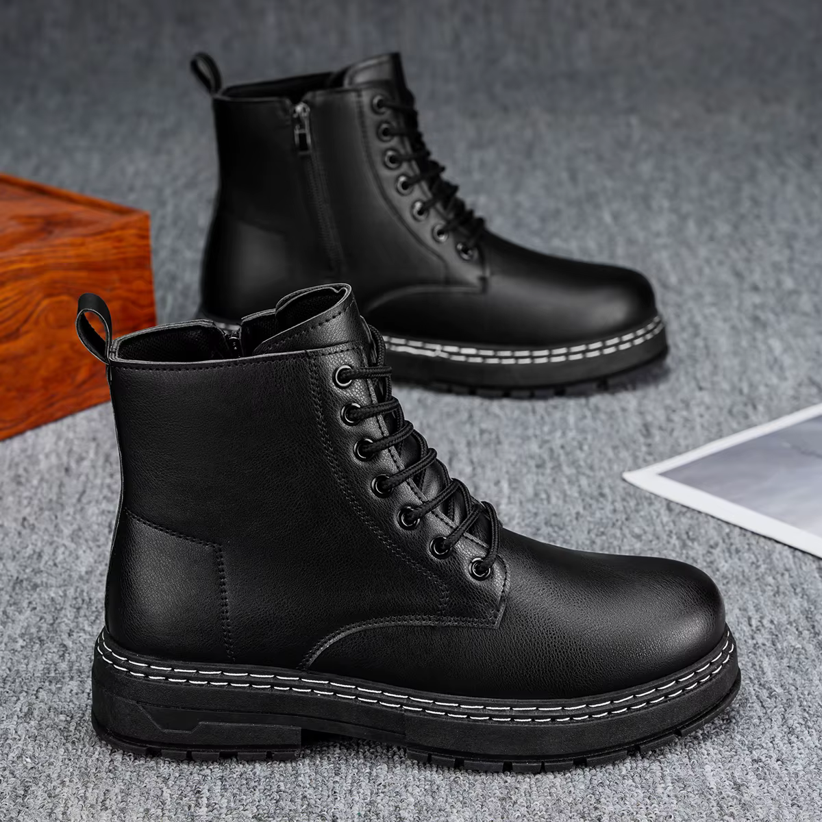 Bottes montantes pour hommes
