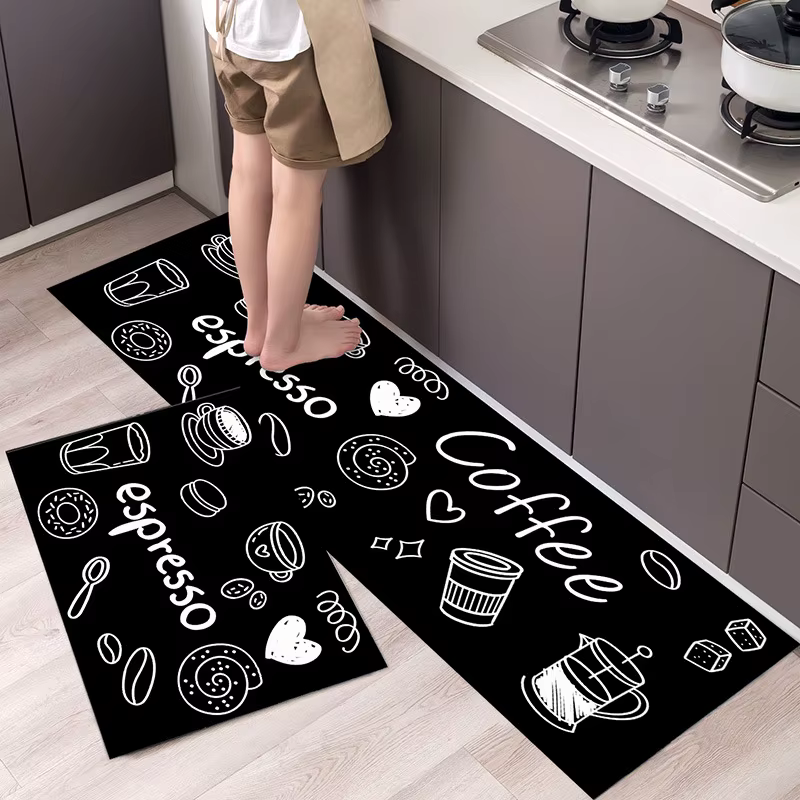 Tapis de cuisine, tapis de sol, mode Simple, Style nordique, tenue de maison, longue bande, décoration de maison moderne