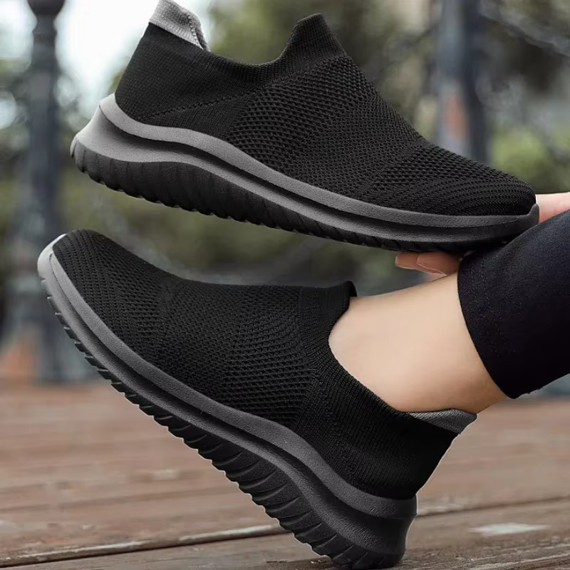 Hommes baskets unisexe chaussures décontractées semelle souple Slip-On chaussure vulcanisée mocassins légers grande