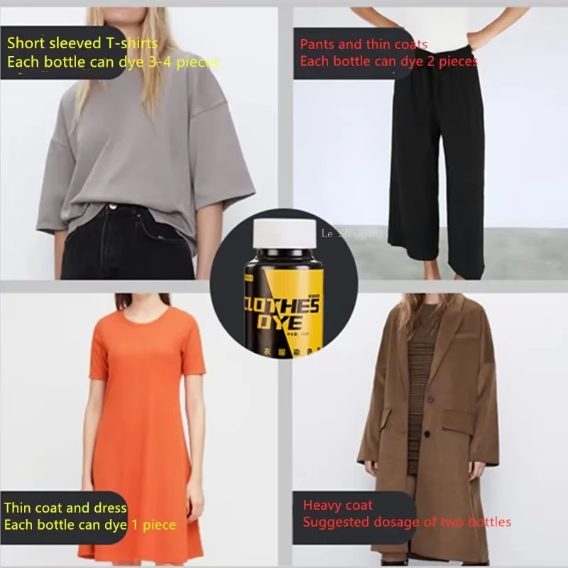 Bouteille de teinture pour vêtements