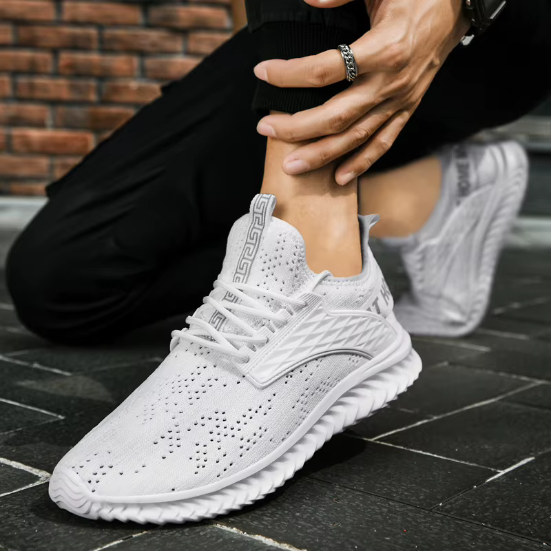 Baskets blanches pour hommes