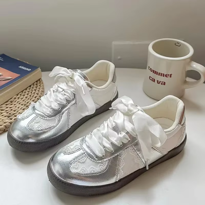 Rétro polyvalent femmes chaussure mode tempérament