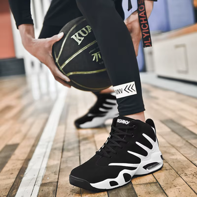 Baskets montantes pour hommes chaussures de basket-ball multifonctions de créateur