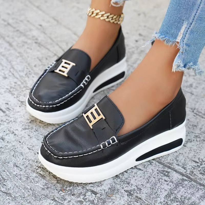 Nouvelles Chaussures Vulcanisées Femme 2026 – Baskets Décontractées à Bout Rond pour l'Extérieur