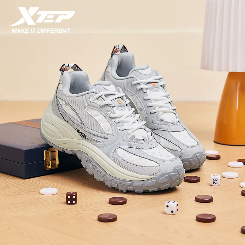 Xtep Shanhai Shoes For Men Rebound Support Shock Absorption Walking