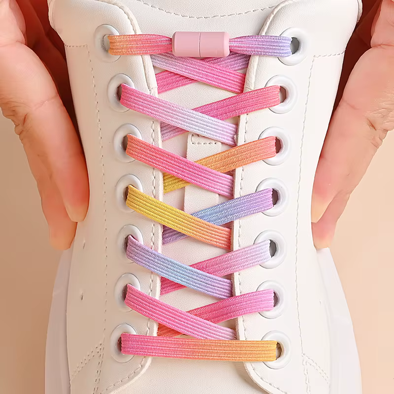 Lacets de chaussures sans lacets élastiques