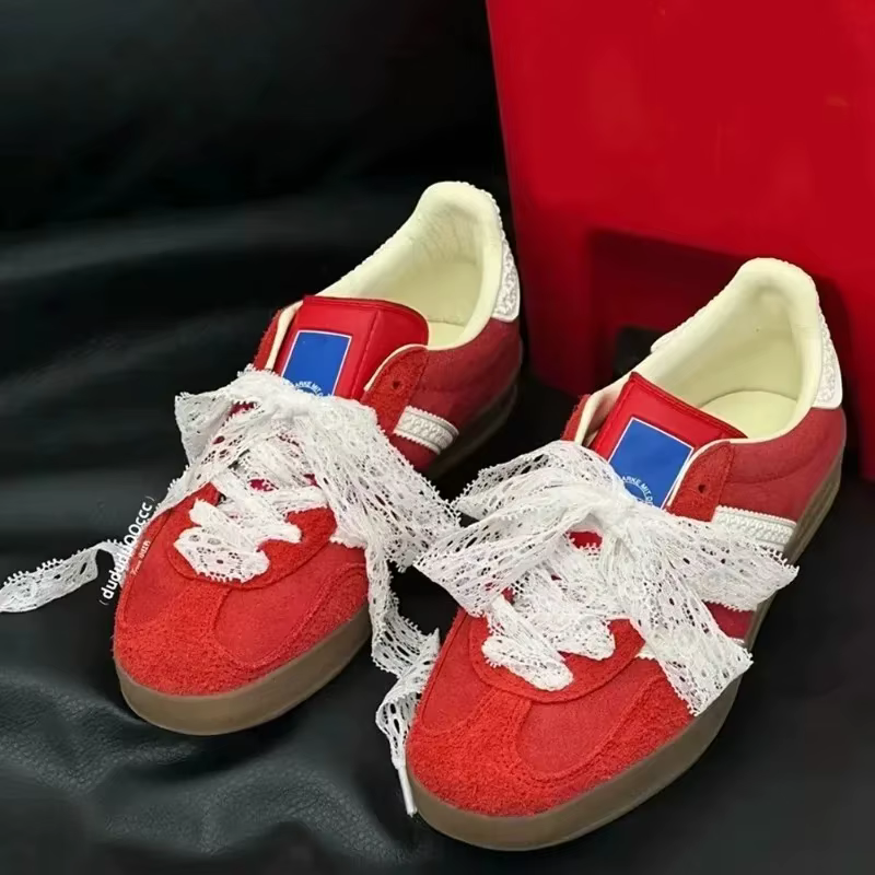 1/4 paires fantaisie dentelle 3CM de large lacets plats baskets femmes chaussures décontractées noir blanc mode