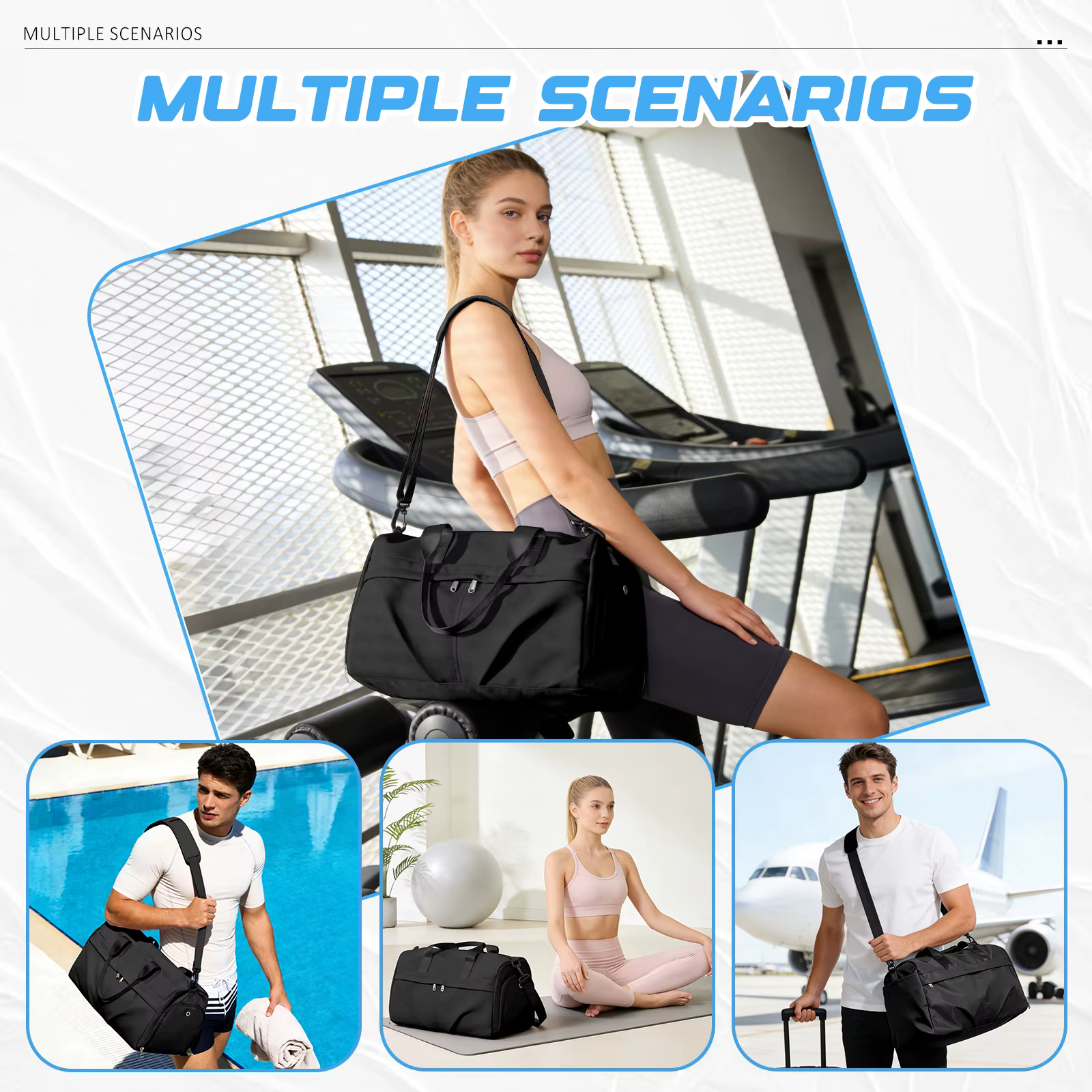 Sac de sport, sac de voyage pour hommes et femmes