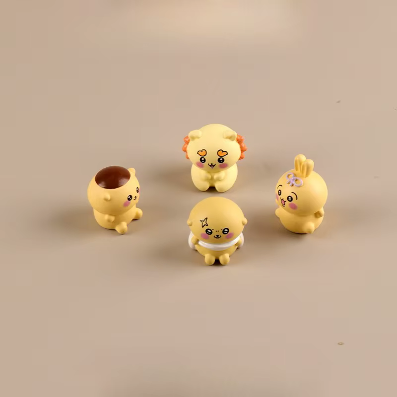 Miniatures de paysages créatifs, figurines de dessins animés mignonnes, articles décoratifs, accessoires pour la décoration de table, mini figurines.