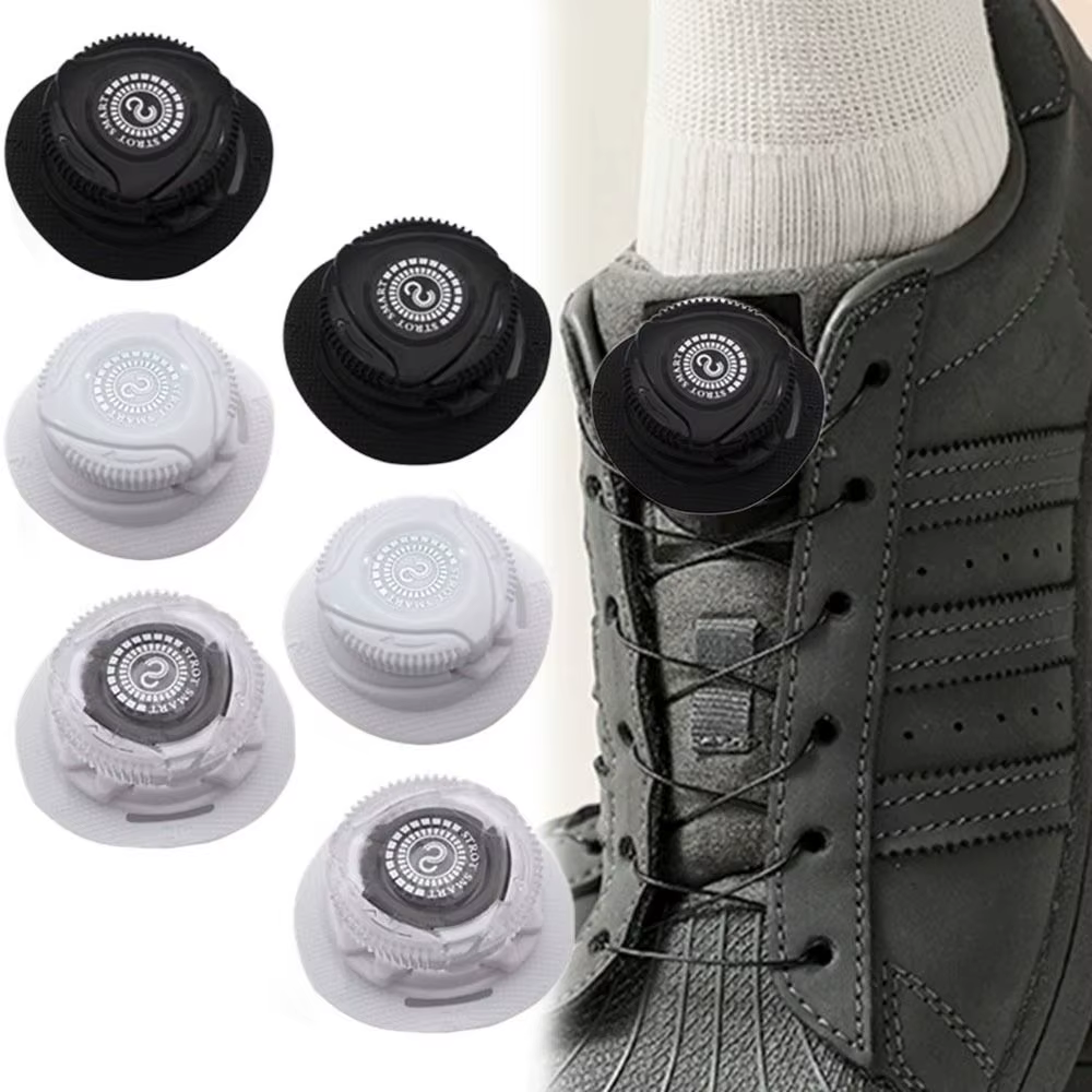 1 Paire de Lacets Automatiques Pivotants à Boucle Rotative pour Baskets
