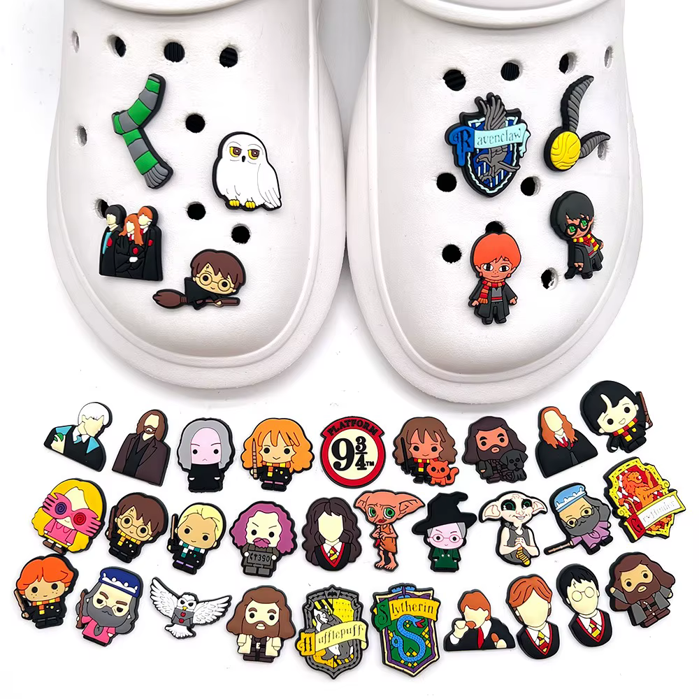 17-100 Pièces Breloques pour Chaussures Harry Potter