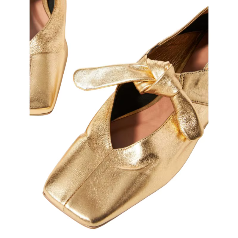 Chaussures simples à semelle plate concise à sangle croisée pour femmes