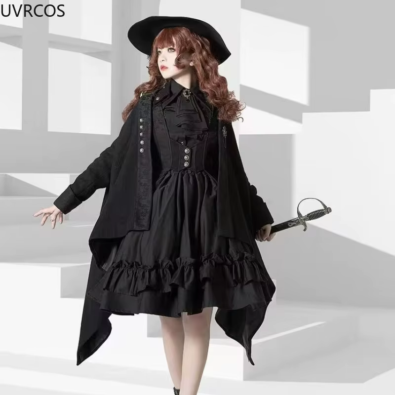 Chemises de Style Lolita Vintage victorien pour femmes, chemisiers gothiques à manches Gigot avec nœud Y2k, Harajuku japonais élégant, doux et Slim