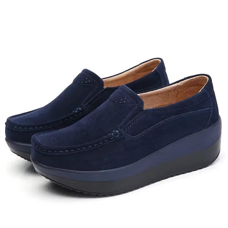 Chaussures plates à plateforme pour femmes