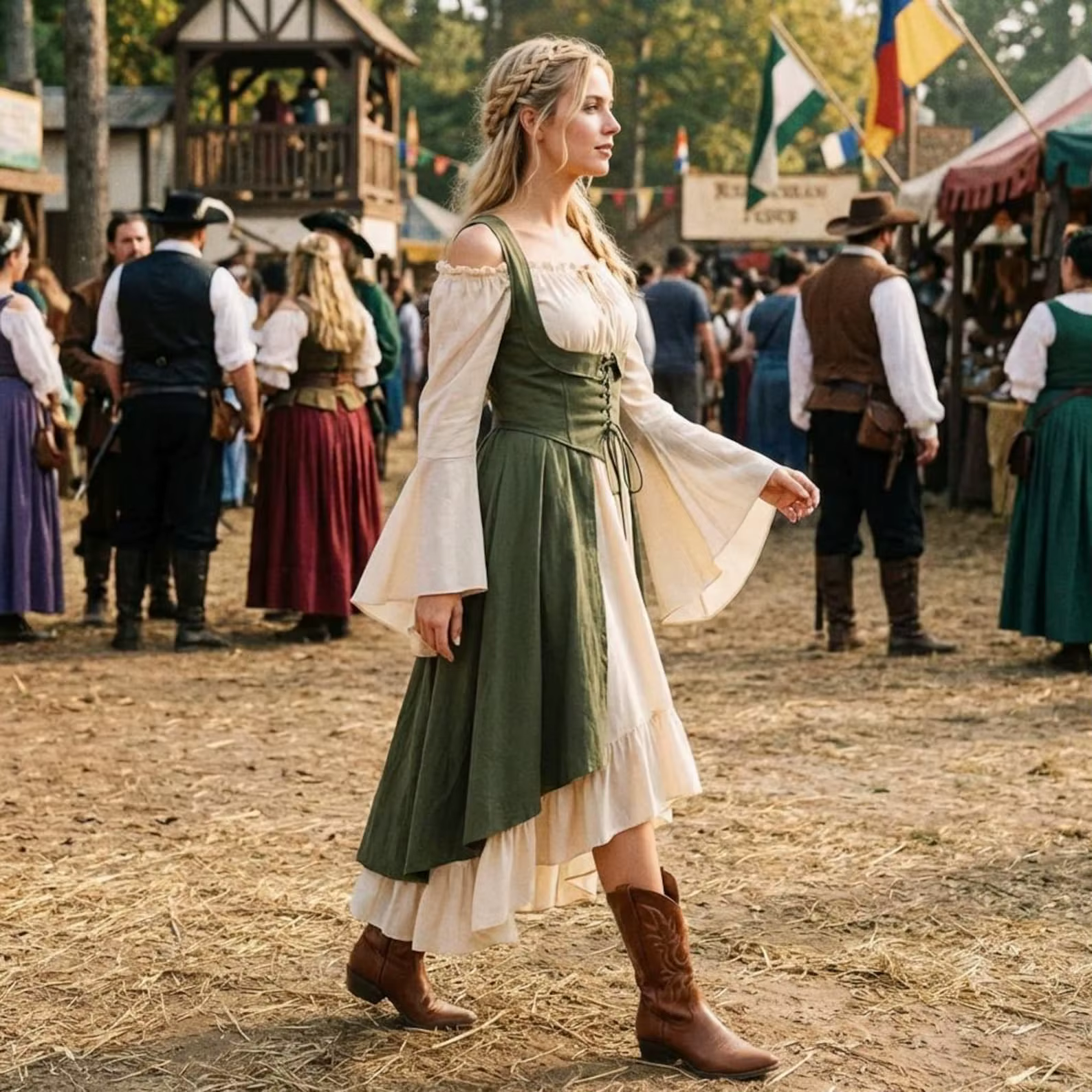 Robe Renaissance pour femmes, robe médiévale avec laçage de corset, costume de fée fantastique