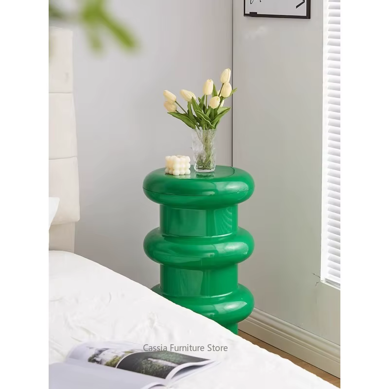 Pouf scandinave créatif et multifonctionnel, design viral, idéal pour les espaces compacts, comme pouf d'appoint de canapé ou pour l'entrée.