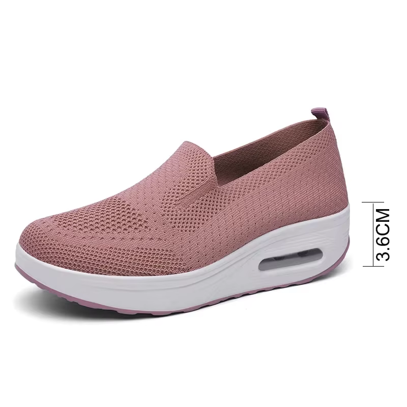 EOFK – mocassins respirants en maille pour femmes