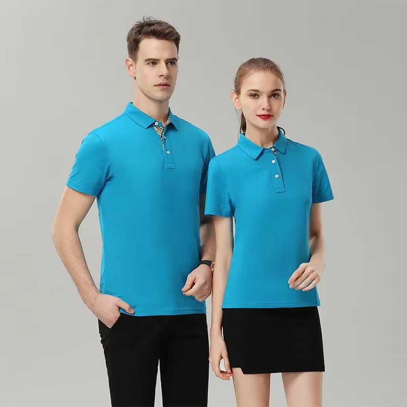 Polo à motif LOGO imprimé personnalisé, revers, multi-style, respirant, affaires, loisirs, groupe d'entreprise, bricolage, aviation, été, 2023