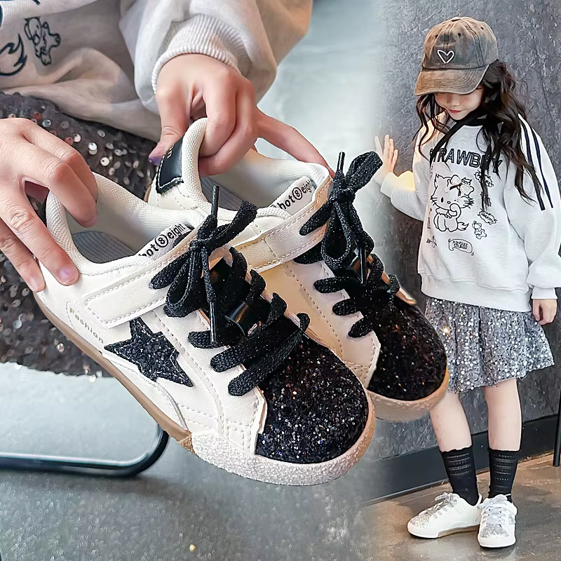 Chaussures pour filles 2026 Nouvelle collection printemps – Baskets décontractées polyvalentes pour petites
