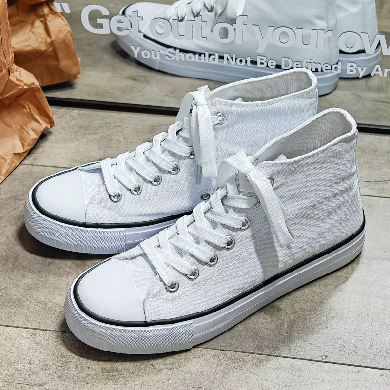 Chaussures de basket-ball en toile respirantes et confortables