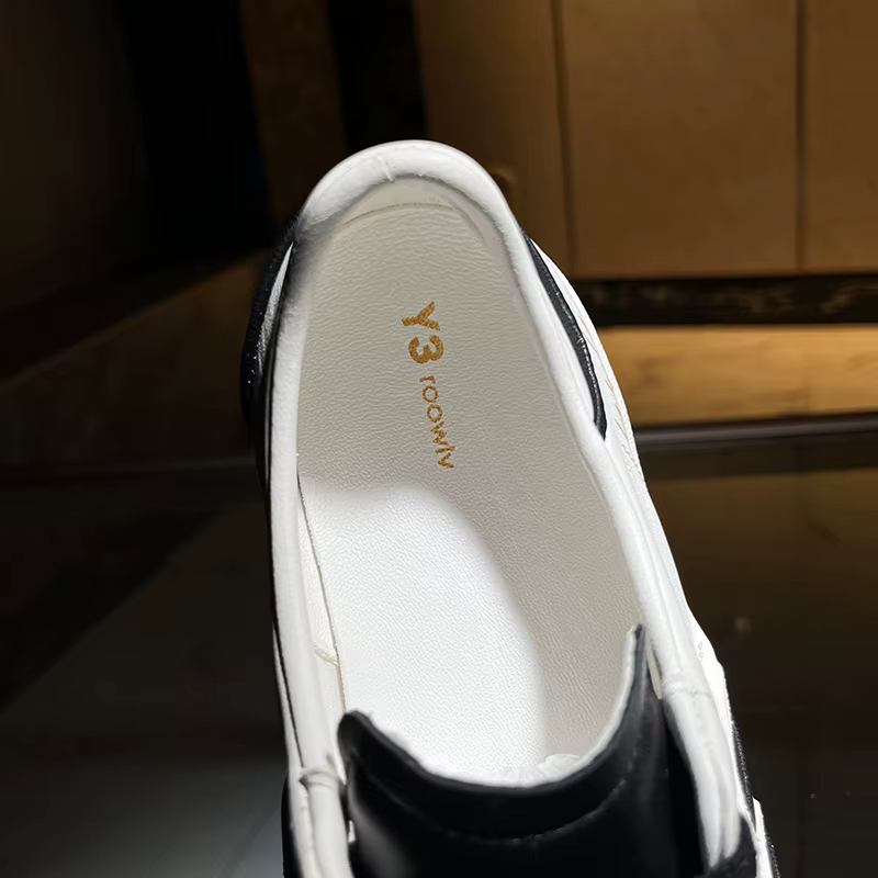 Baskets décontractées à la mode en cuir de veau naturel chaussures