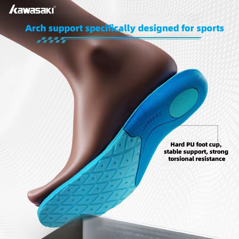 Kawasaki semelles intérieures de sport pour chaussures KK-S1003 respirant haute élasticité course amorti femmes hommes